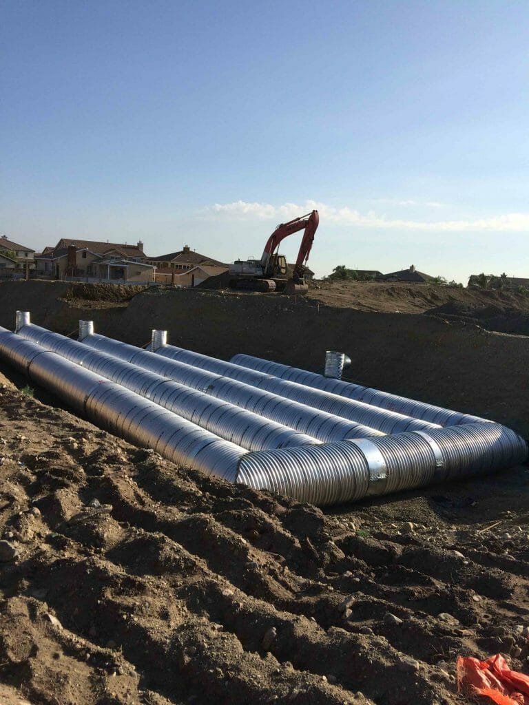 Projects - Detention System, Juniper, CA - Pacific Corrugated Pipe Company